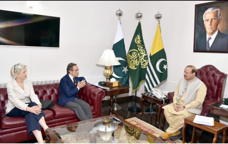 Barrister Sultan Mehmood Chaudhry meets delegation led by UN Resident Coordinator