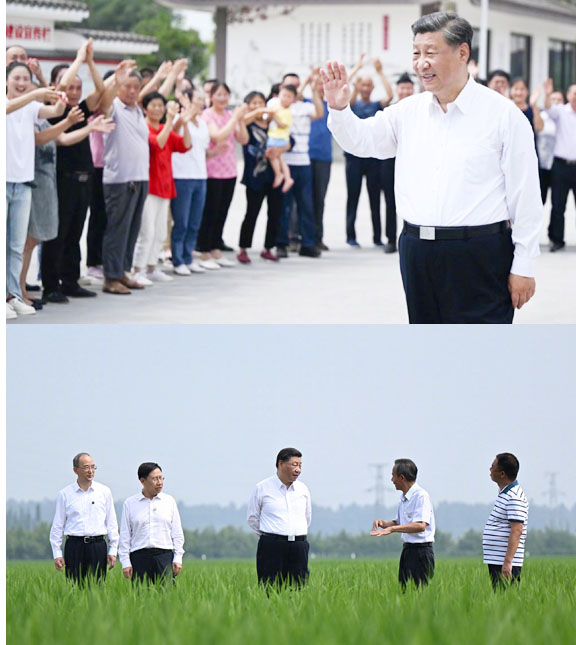 Chinese President Xi Jinping inspects southwestern Chinese city