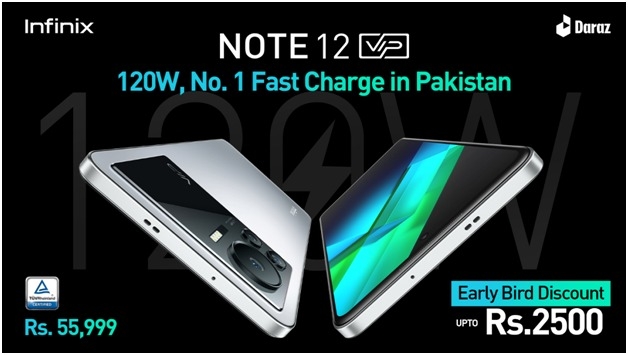 Infinix NOTE 12 VIP available on special discount up to 2500 PKR
