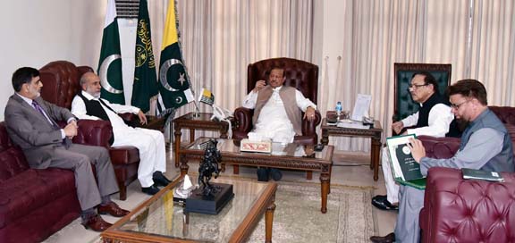 AJK Chief Election Commissioner, Chief Secretary & others call on President