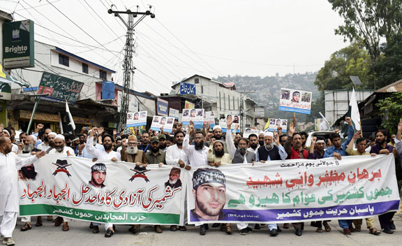 Young shaheed e Kashmir Burhan Wani remembered on his 6th Martyrdom Anniversary across the State: