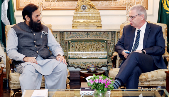 Ambassador of Belgium to Pakistan meets Governor of Punjab