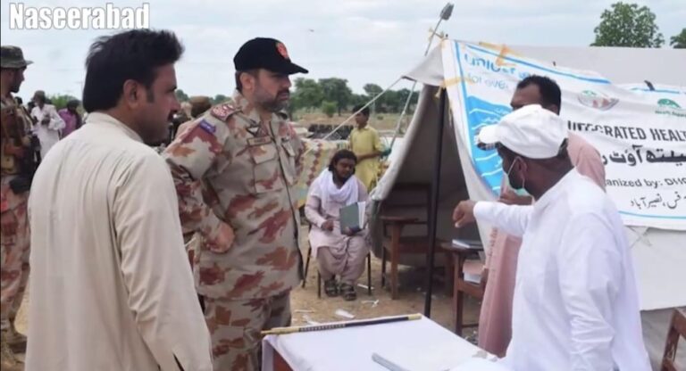 Pakistan army rescue and relief efforts are under way in various flood hit areas