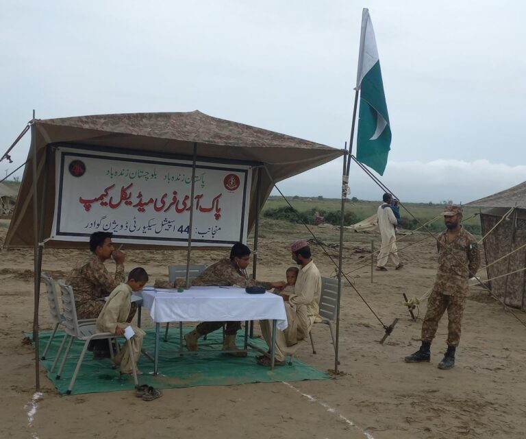 Pakistan Army and FC Baluchistan engaged in rescue and relief operations along with civil administration and PDMA