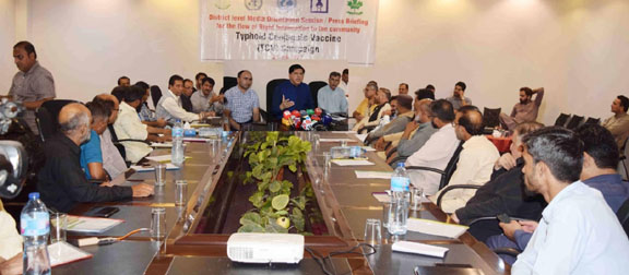 AJK Health Services / WHO to launch 12-day integrated anti-typhoid immunization drive from October 03 across AJK