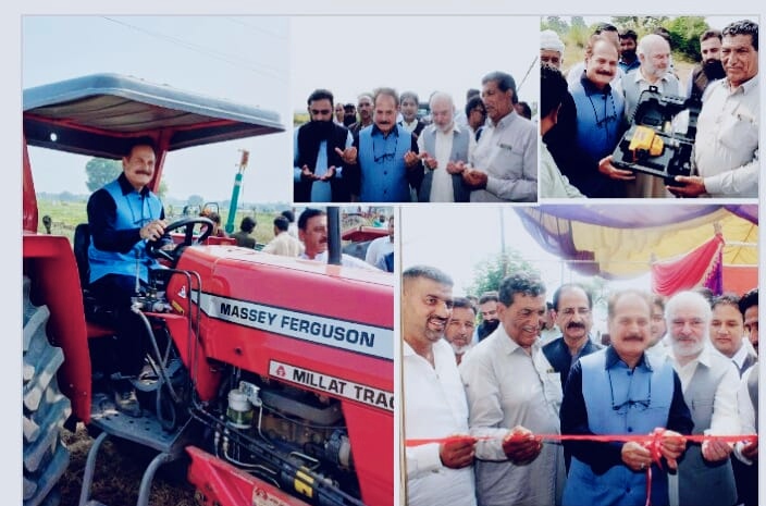 Secretary Irrigation, Agriculture and Livestock Sardar Javed Ayub visit Sukrana Village