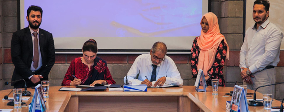 Signing of MoU with Iqra University North Campus & ISM Hospital