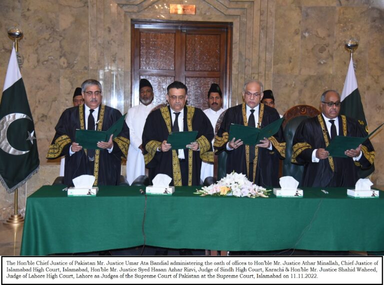 Three judges elevated to SC take oath