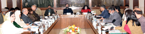 Meeting of SSC on National Heritage & Culture  held at Parliament House Islamabad