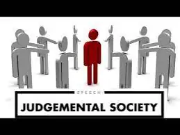 Judgemental society