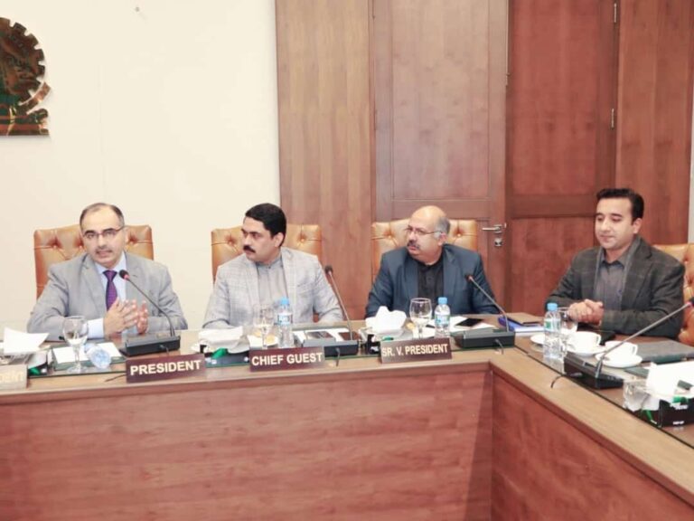 Chairmen SC on Central Asia Affairs chaired first meeting at LCCI
