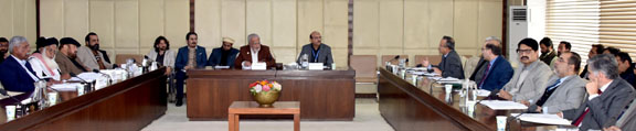Meeting of SSC on Privatization held  at Parliament House