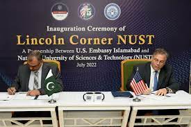 Interactive session with students on “United States-Pakistan Bilateral Partnership” held at Lincoln Corner, NUST