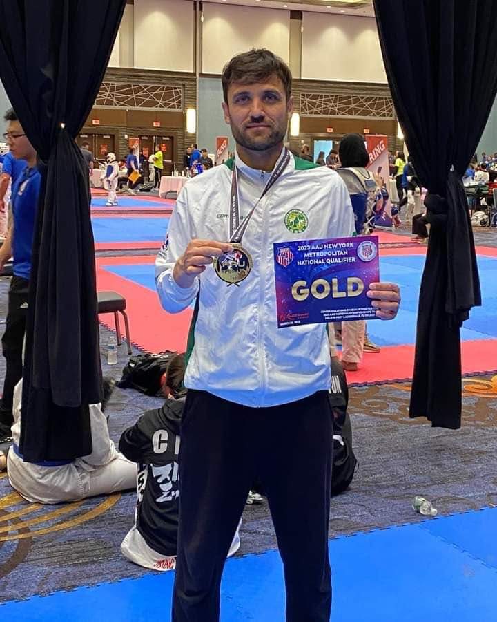 Arsalan Asad gold medal at  New York Metropolitan Taekwondo Championships