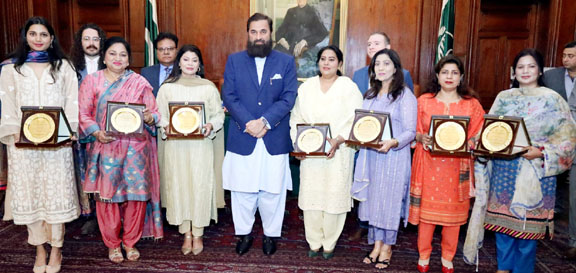Punjab Governor, Muhammad Baligh ur Rehman, attends Women Leadership Conference at Governor House