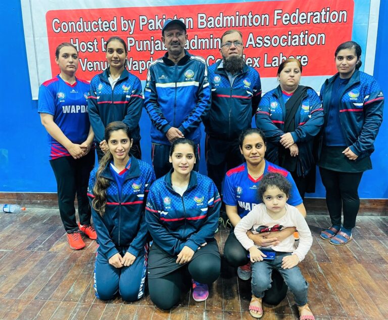 WAPDA  wins both Men’s and Women’s titles in 60th National Badminton Championship 2023.
