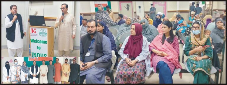 World Immunization Week Privilege Workshop  organize at Kahnah Indus Hospital