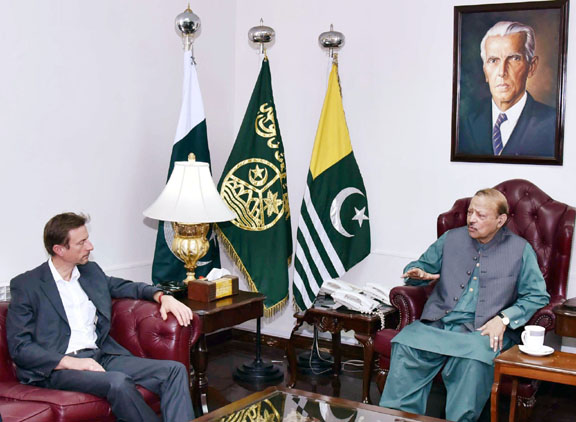 Kashmir key to peace in South Asia: President AJK