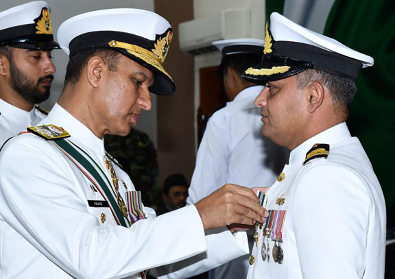 Investiture Ceremony to confer Medals & Awards to naval personnel  held at Karachi