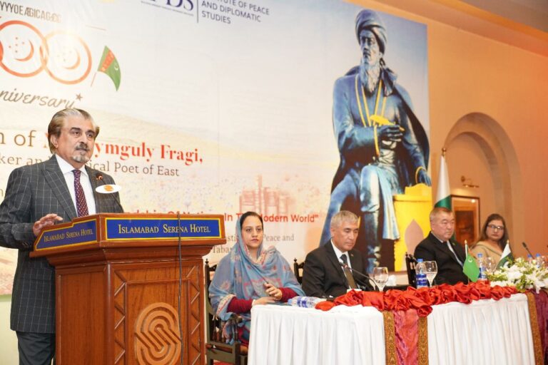 Magtymguly Fraghi promoted diversity, peace, and harmony among nations, Syed Jamal Shah.