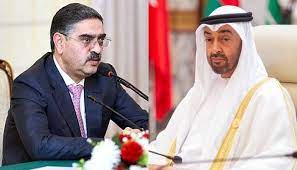 Caretaker PM Anwaar-ul-Haq Kakar will hold a meeting with President UAE.