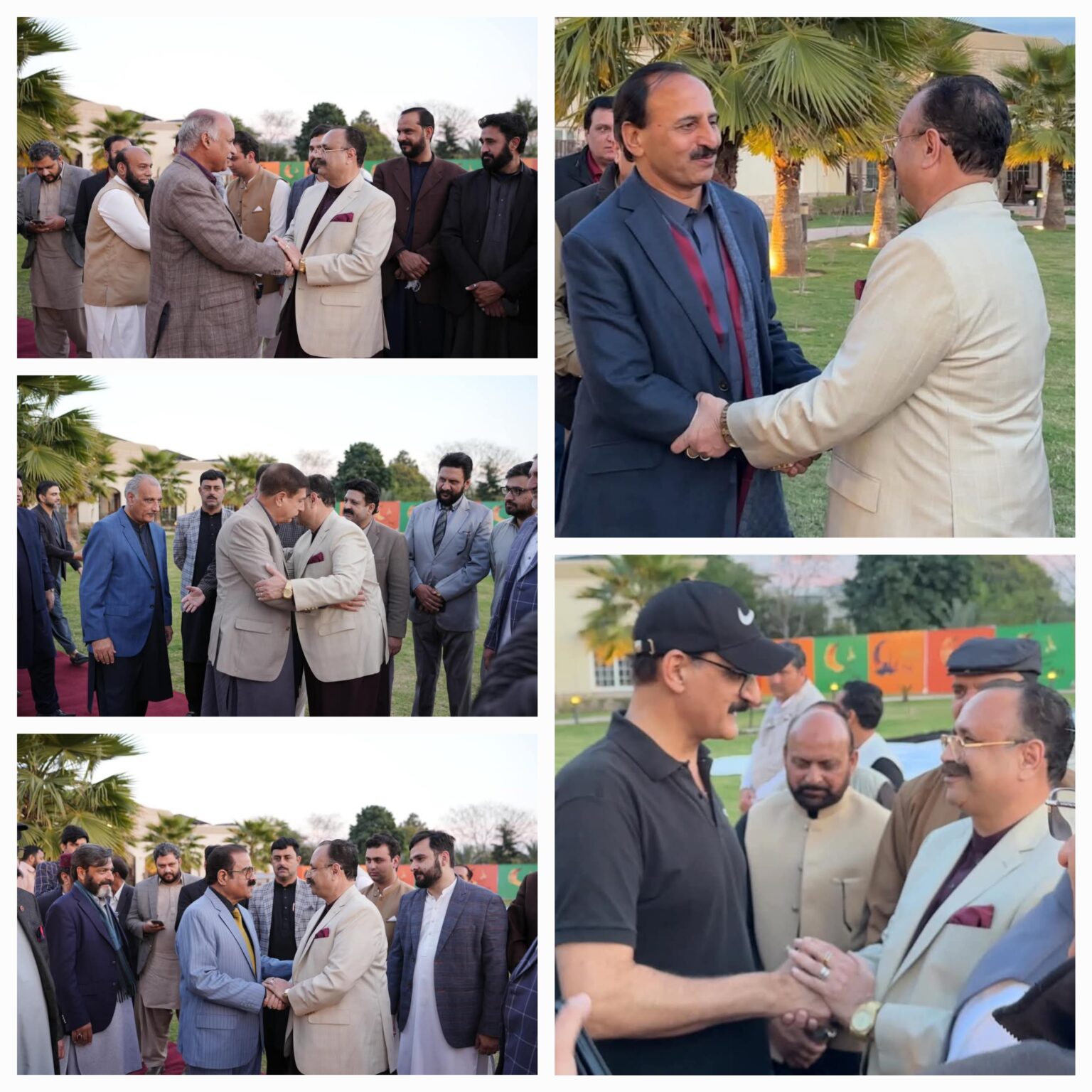 Former PM Sardar Tanveer Ilyas Khan organizes an iftar dinner at his residence