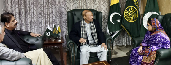 Faryal Talpur calls on President AJK , discusses govt formation and regional politics